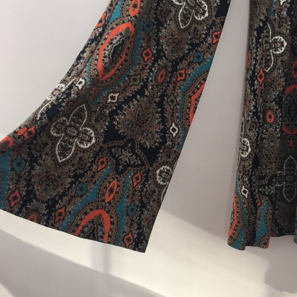 Palazzo fancy wide leg pants